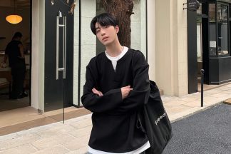 Stitching Solid Color Hoodie Men And Women