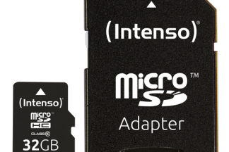 INTENSO MICRO SDHC 32GB CLASSE 10 + ADATTATORE SD