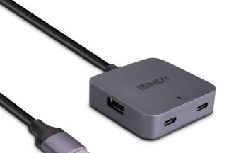 LINDY HUB USB 3.0 5M, 4 PORTE