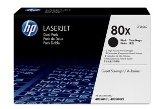 HP TONER NERO 80X CONF. 2 PEZZI