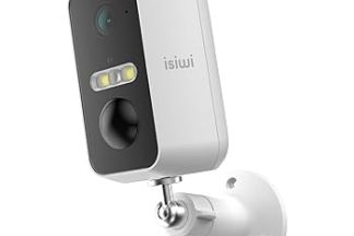 ISIWITELECAMERA A BATTERIA WIRELESS FLIP 2K BULLET FISSA PER ESTERNO IR LED E SHOWCOLOR AUDIO BIDIRE